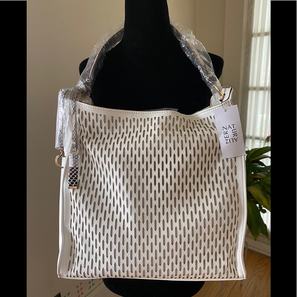 Naturalizer Angie Hobo - White - NWT - Picture 1 of 9